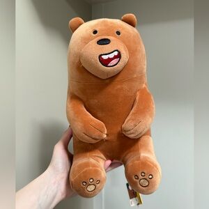 MINISO We Bare Bears Grizzly Bear plush toy